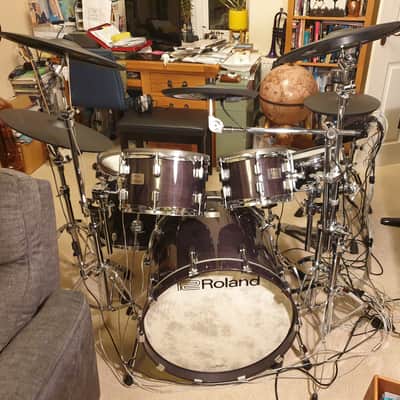 Roland VAD706 Acoustic Design Series Electronic V-Drum Kit 2021 - Present - Gloss Ebony image 2