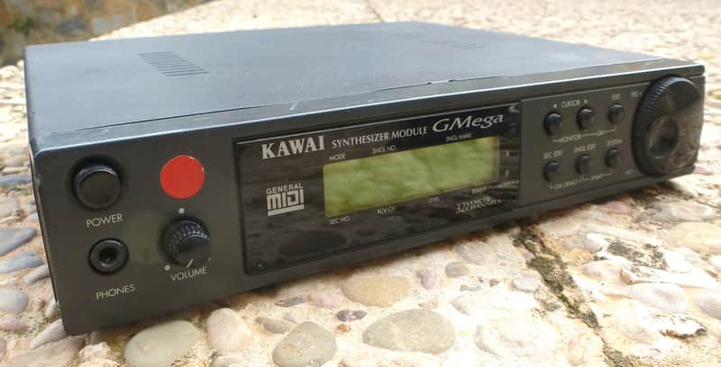 Kawai GMega. Expander MIDI 1/2 rack GM + banco custom. Kawai K11 módulo image 1