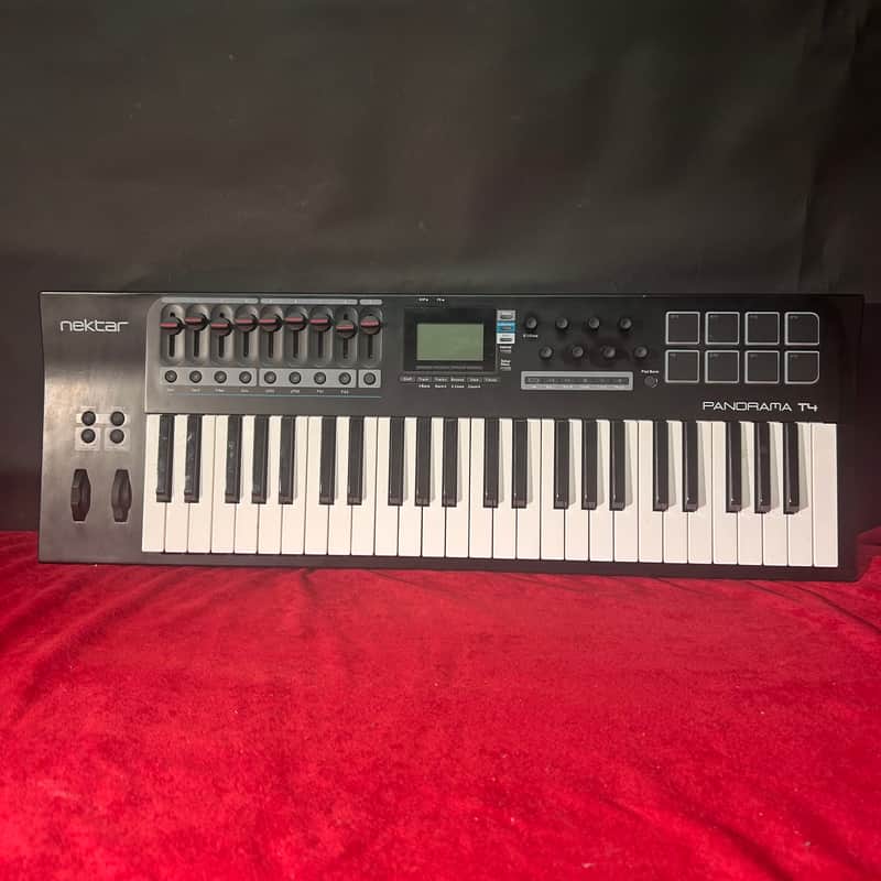 Nektar Panorama T4 49-Key USB MIDI / DAW Controller Keyboard 2018 - 2021 - Black image 1