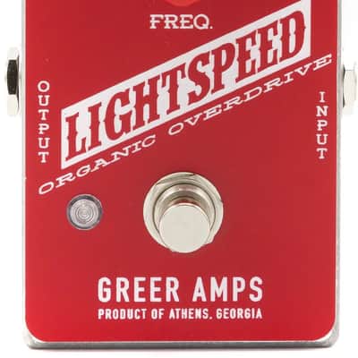 Greer Amps Lightspeed Organic Overdrive - Red image 1