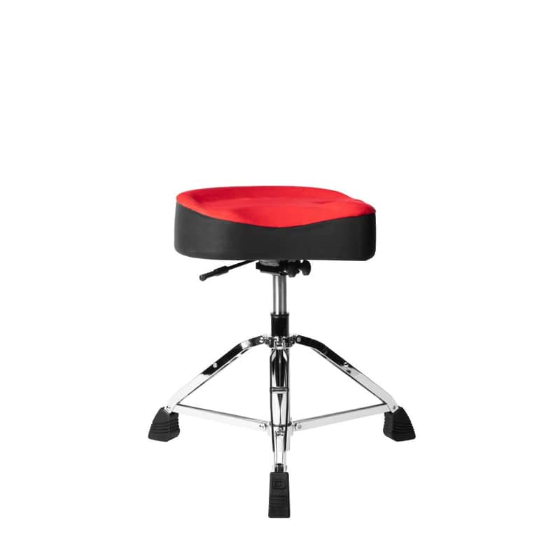 Gator Air Glide Drum Throne Saddle Seat, Red image 1