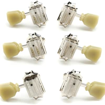 Grover 135N Vintage Tuning Machines Set - Nickel image 1