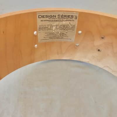 DW Design Series 14x5.5 Snare Drum Shell, 10 Ply Maple, Cherry Stain, Workshop image 8