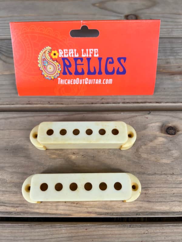 Real Life Relics Aged Parchment Jaguar® Pickup Covers (Set of 2)    [DD6] image 1