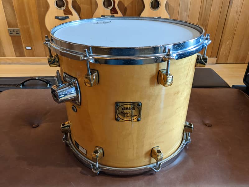 Yamaha Maple Custom MTT1114 Tom made in Japan 14 x12” Natural Finish 90’s image 1