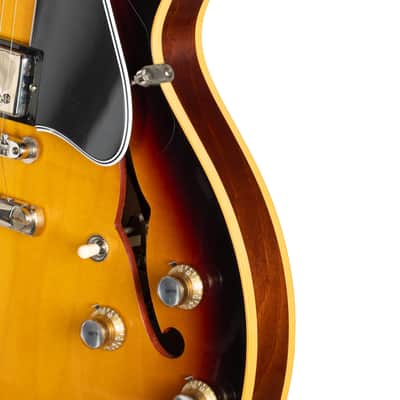 Gibson 1961 ES-335 Reissue Semi-Hollow Electric Guitar - Vintage Burst image 7
