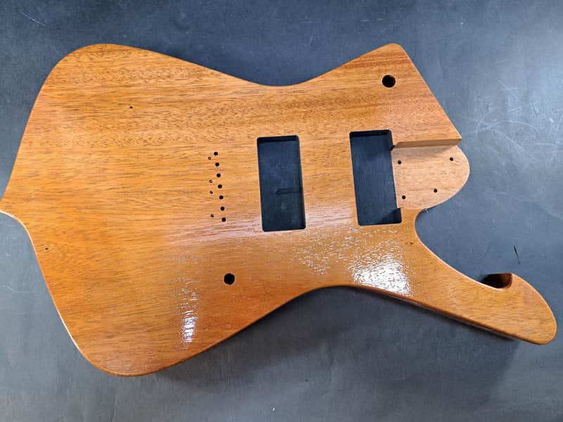 Mahogany Iceman Guitar Body - 7 String - Fits Ibanez UV RG Necks P484 image 1