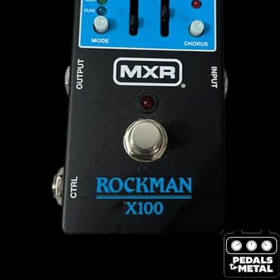 MXR MX100 Rockman X100 Analog Tone Processor 2025 - Present - Black / Blue - X18592 image 1