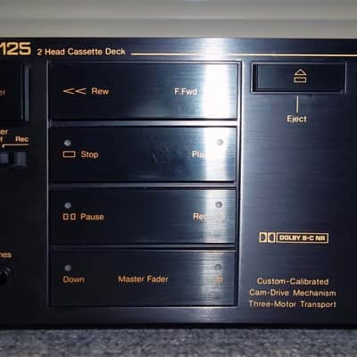 1986 Nakamichi BX-125 Stereo Cassette Deck New Belts & Serviced 07-04-2025 Clean and Excellent Condition #191 image 2
