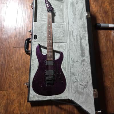 ESP LTD Kirk Hammett Signature KH-602 - Purple Sparkle w/ Hardshell Case image 2