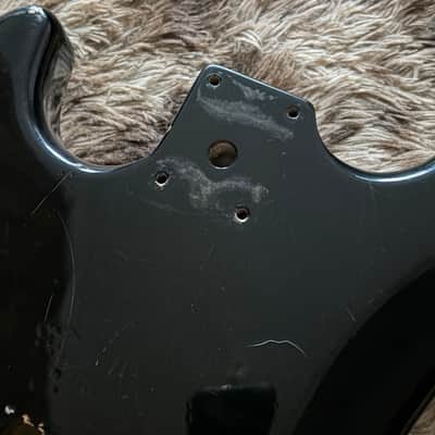 1990s Fender Mexico Stratocaster Body - Black image 7