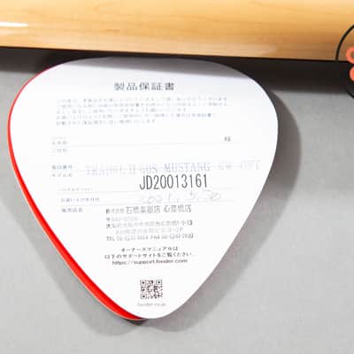 2020 Fender Japan MIJ Traditional '60s Mustang Olympic White w/ Gig Bag image 11