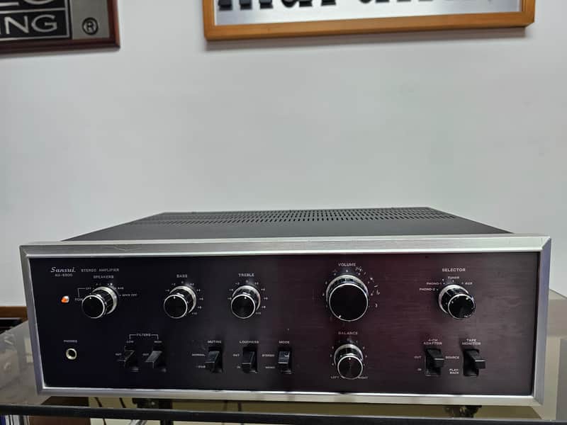 Sansui AU-6500 Stereo Amplifier for Repair or Parts
