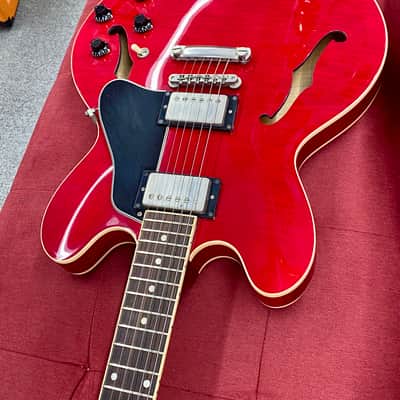 Gibson ESDT-335 Dot Reissue Semi-Hollow Body 2002 - Cherry w/ Case image 5