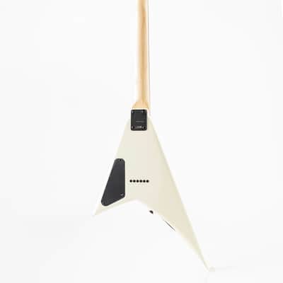 Jackson JS1XM Randy Rhoads Minion Electric Guitar - White with Black Stripes image 3