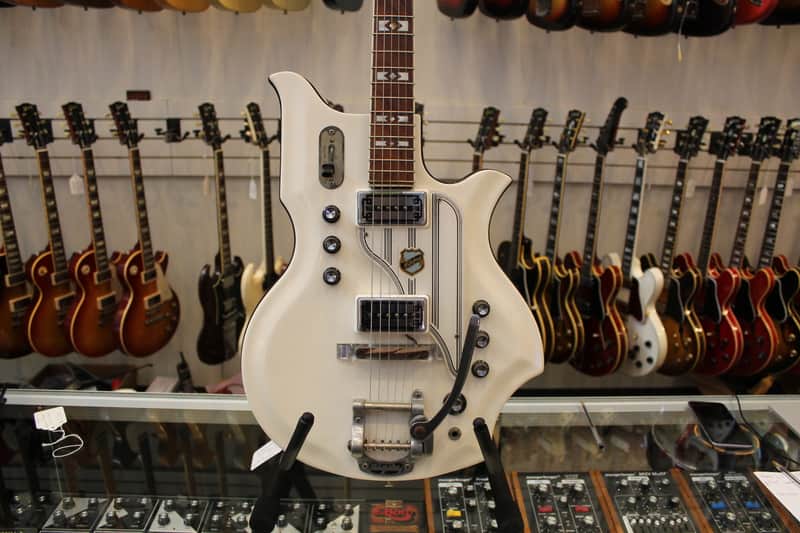 1965 National Glenwood 99 Snow White Electric Guitar image 1