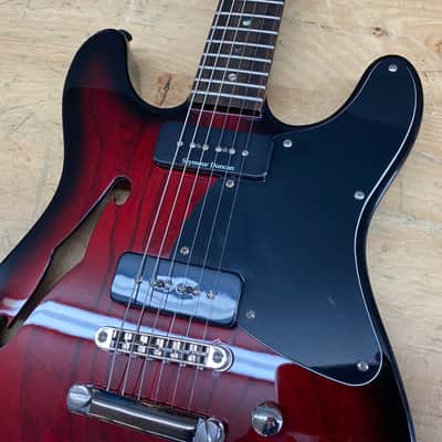 Fender TC-90 Double Cutaway Thinline Seymour Duncan P90- Trans Red Burst image 8