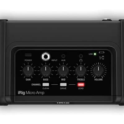 IK Multimedia iRig Micro Amp 15-Watt Battery-Powered Guitar Amplifier with iOS/USB Interface image 4