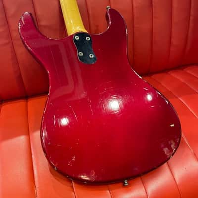 Mosrite 1966 The Ventures Model Mark I Matching Head Metallic Red (06/05) image 3