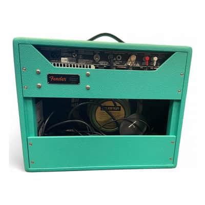 2020 Fender '68 Custom Princeton Reverb-Amp 12-Watt 1x12" Combo | FSR Limited Edition - Teal Turquoise, Tweed Grill | Free Shipping! image 5