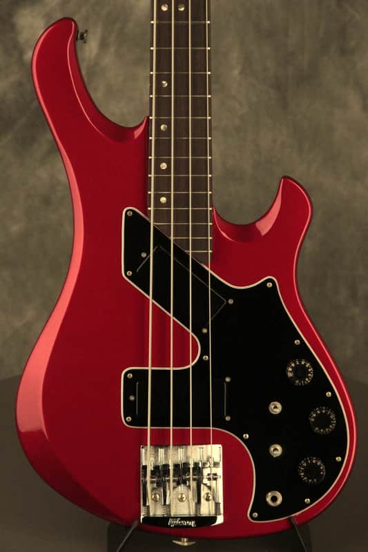1982 Gibson Victory Artist Bass CANDY APPLE RED with papers + RARE painted neck image 1