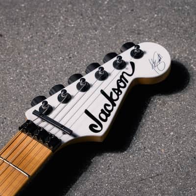 Jackson 50th Anniversary Iron Maiden Adrian Smith Jackson SC1 - Snow White image 2