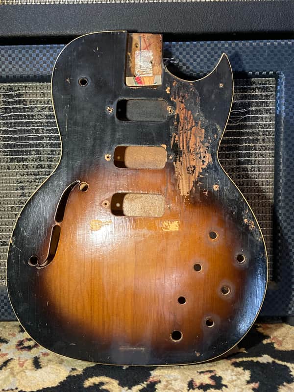 Kay Unloaded Speed Demon K573 Body PROJECT 1960s - Vintage Sunburst image 1