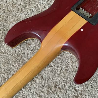 SSS Tiger Maple Top Cherry Burst Guitar Mahogany Body, Maple Neck image 15