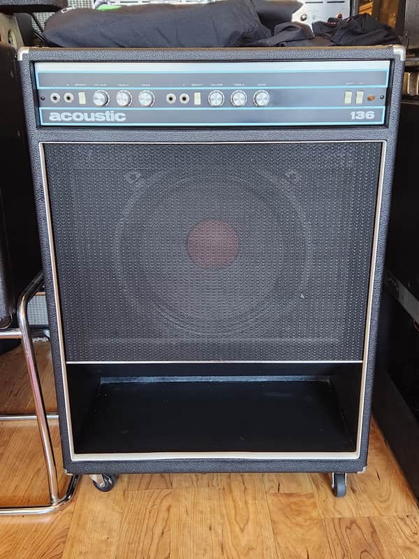 Vintage 1970s Acoustic Model 136 1x15" Bass Combo Amp image 1