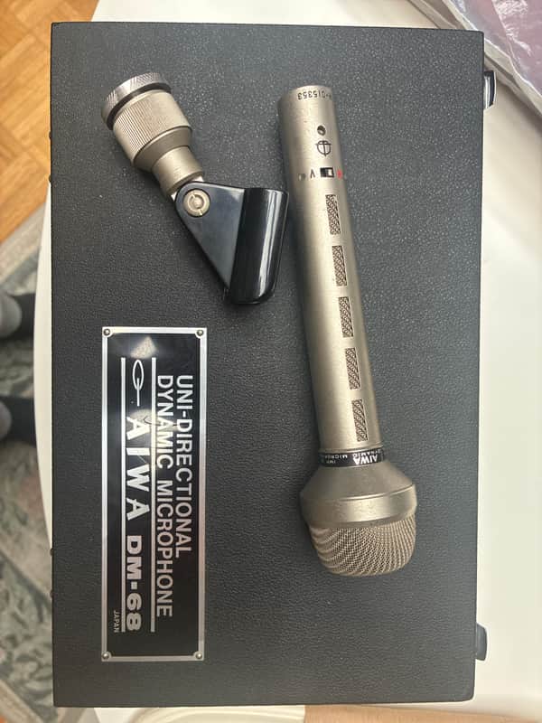 Aiwa DM-68 Uni-Directional Dynamic Microphone -250ohm (AKG D19C Clone) image 1
