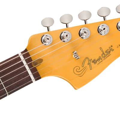 Fender American Professional Classic Jazzmaster Rosewood FB Faded Sherwood Green Metallic with Bag image 5
