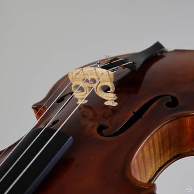 Fine Handmade Violin c.1900 – Joseph Guarnerius fecit Cremonae anno 1746 – Powerful Tone, Fully Restored image 8