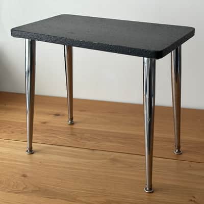 Original Vintage 1970s Wurlitzer Chrome Stool Bench 200 Series 200A 206 image 2