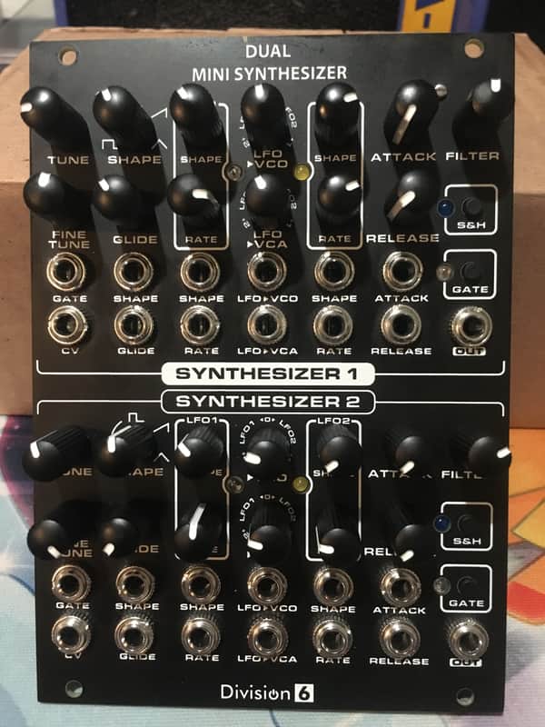 Division 6 Dual Mini Synthesizer Eurorack image 1