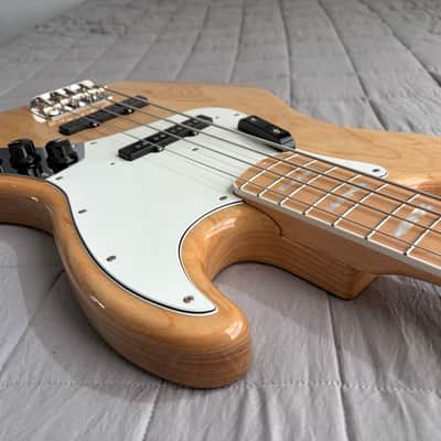 Fender MIJ Heritage ’70s Jazz Bass - Natural Ash image 6