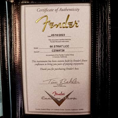 Fender Custom Shop 66 Strat LCC Candy Apple Red FACAR image 12