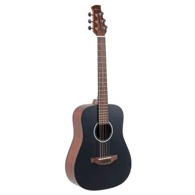 Ovation Applause AAT96-4S Classic Dreadnought Travel Guitar - Black - Open Box image 2