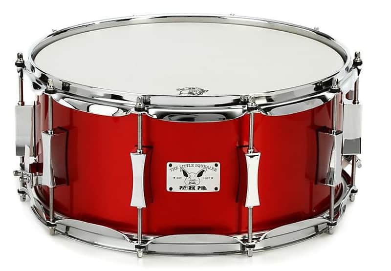 Pork Pie Little Squealer 6.5x14" Birch/Mahogany Snare Drum image 2