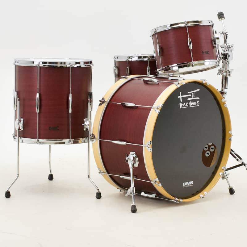 TreeHouse Custom Drums Vintage Pro Club Drumset 13-16-24-SD image 1
