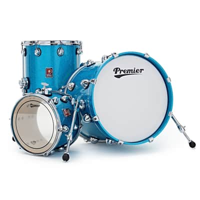 Premier Genista Heritage Series Three-Piece Birch Shell Pack 18" Aqua Sparkle PGH18-3SPAQX image 3
