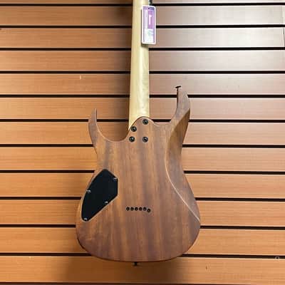 Ibanez GRG121DX-WNF Gio with Purpleheart Fretboard in Walnut Flat #4517 image 4