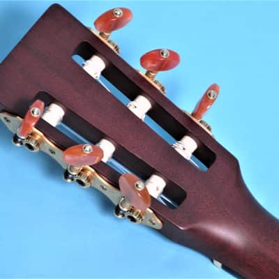 Martin Custom Shop 0 -12 Fret Indian Nylon 2014 Natural Satin back and sides, gloss top image 6