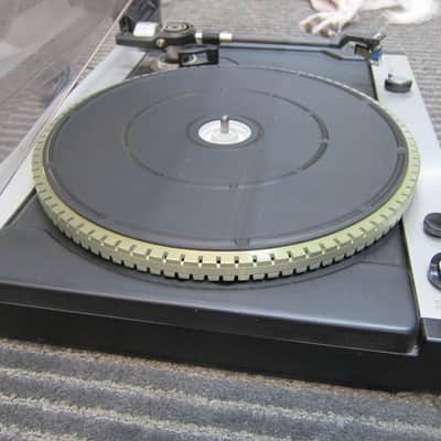 Thorens TD-110 Turntable with Ortofon M15 E Super Cartridge Excellent Sound, Working, Manaul Operation,Strobe Light 1970s - Black/Silver image 4