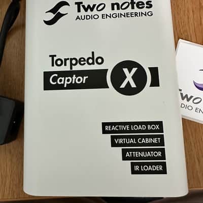 Two Notes Torpedo Captor X 8ohm Stereo Reactive Load Box / Attenuator 2020 - White image 4
