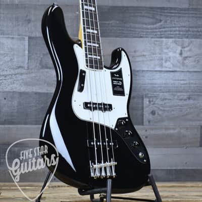 Mint Fender Vintera III Early 70s Jazz Bass - Black with Gigbag image 10