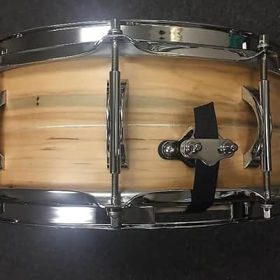 Black Swamp 5.5x14" Dynamicx LIVE! Series Ambrosia Maple Snare Drum Natural Satin (Special Order) image 3