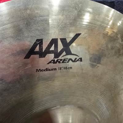 Sabian 18" AAX Arena Medium Marching Cymbals (Pair) 2010s - Brilliant image 4