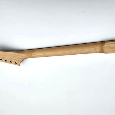 22 fret fast Shred guitar reverse Head Upper Dot Inlay Canadian Maple rose board guitar neck diy image 4