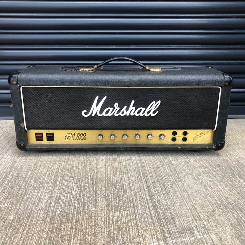 Marshall JCM 800 Head ex K.K. DOWNING JUDAS PRIEST 1980s - Black image 1