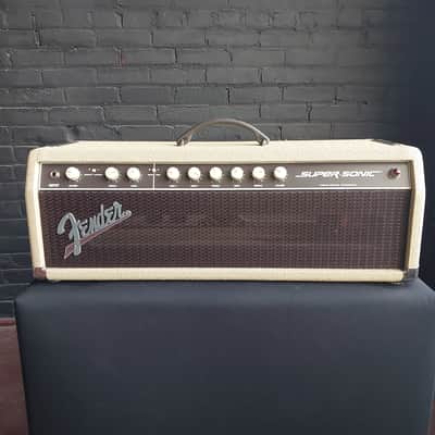 Fender Super-Sonic 60 Head 2-Channel 60-Watt Guitar Head - Blonde with Footswitch image 2
